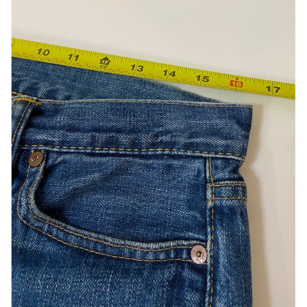 Vintage‎ Ralph Lauren Double RL RRL Jeans Mens 29 Made USA Japan Woven Selvedge